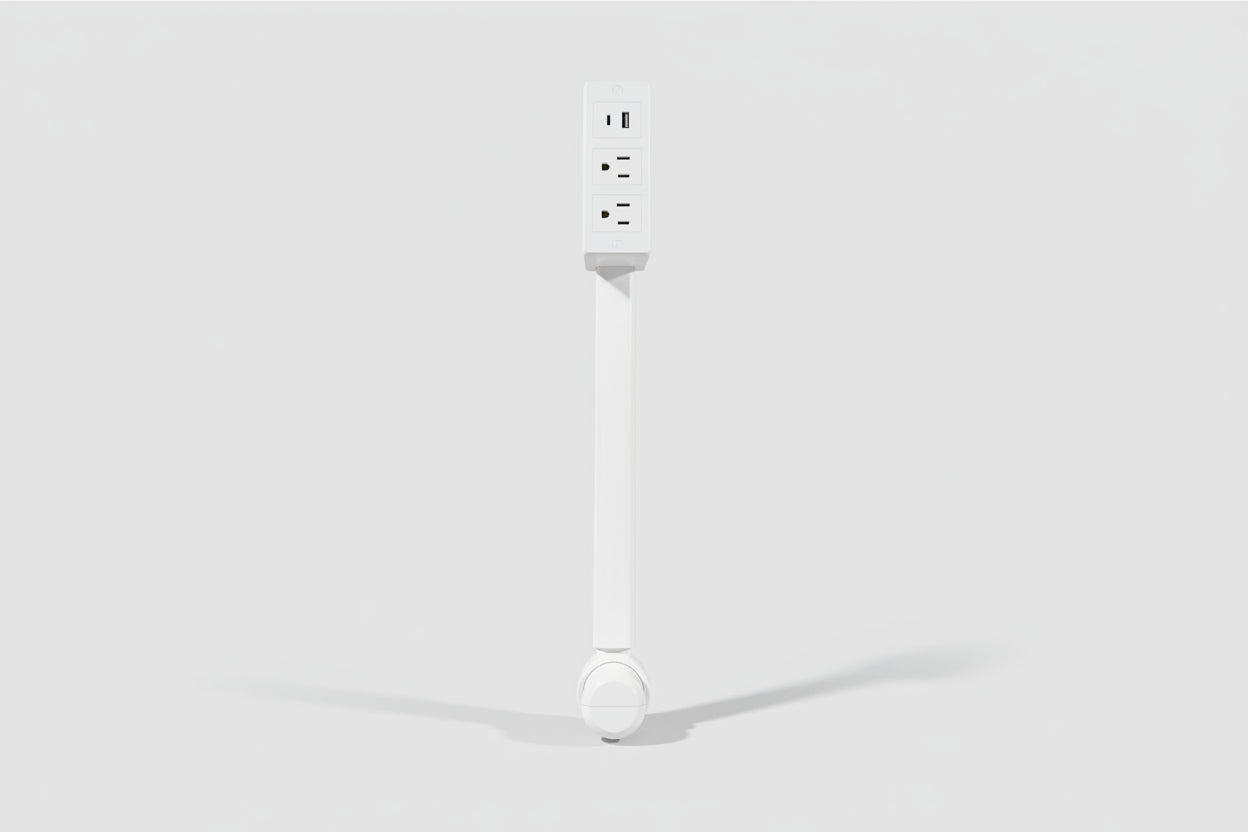 PivotPro 180 smart extension hub with surge protection, home office setup