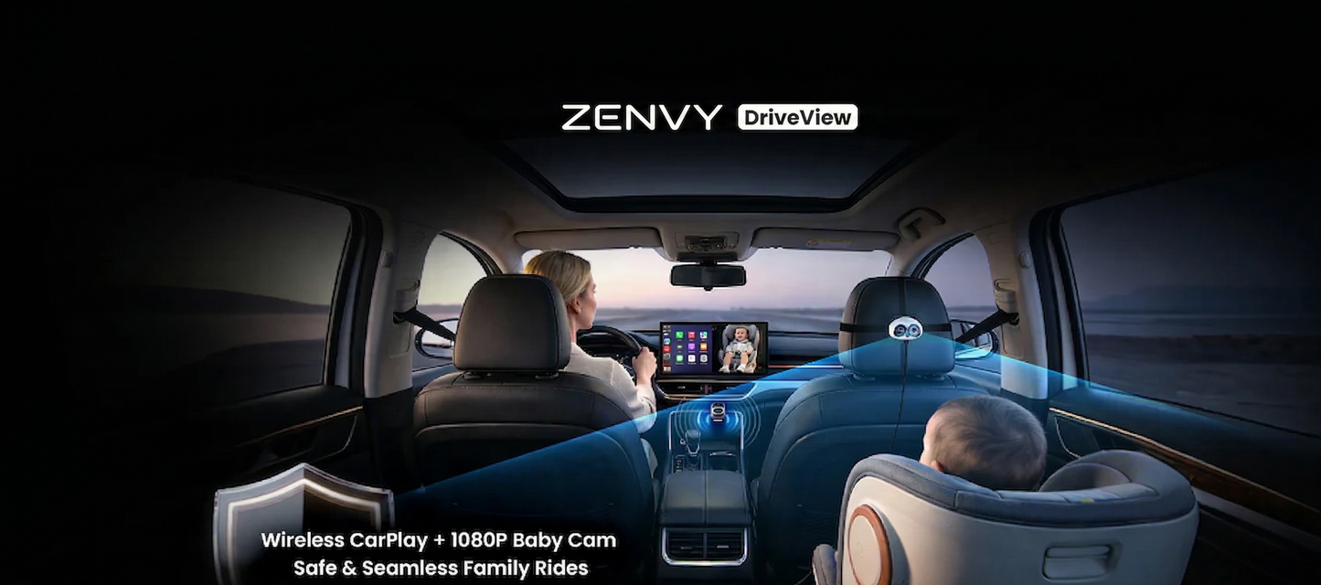 DriveView | HD Smart In-Car Baby Monitor
